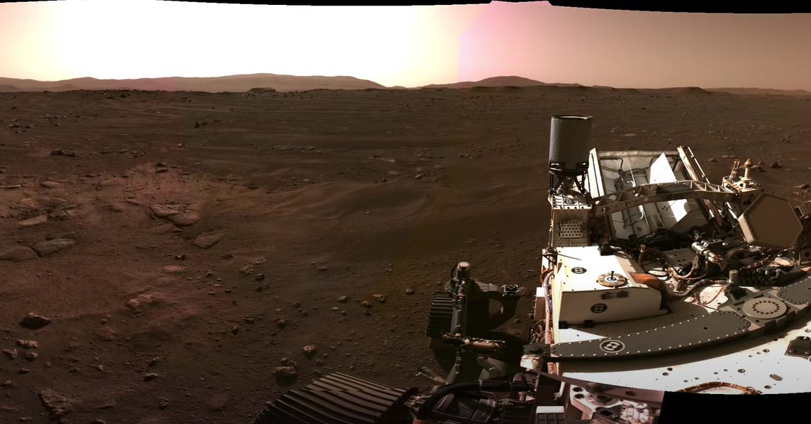 NASA Perseverance Rover First 360 View