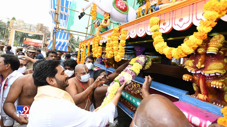 CM Jagan inaugurates Antarvedi Temple Chariot