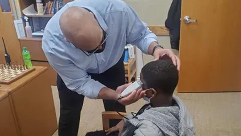 Principal Turns Barber