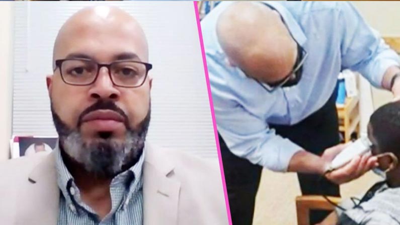 Principal Turns Barber