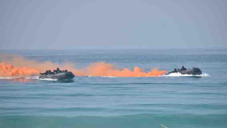spectacular operational demonstration by Command at Swaraj