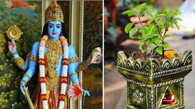 vishnu-bhagwan-tulasi-pooja
