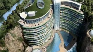 VIRAL PHOTOS : ప్రపంచంలోని మొట్టమొదటి భూగర్భ హోటల్ ఇదే..! 2 అంతస్తులు భూమిపైనా.. మిగతావన్ని భూమి లోపల..