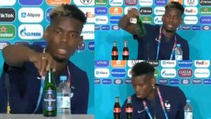 Paul Pogba: మీడియా సమావేశంలో స్పాన్సరర్ హీనెకెన్‌ బీర్ బాటిల్ పక్కన పెట్టిన ఫ్రెంచ్ స్టార్ పాల్ పోగ్బా