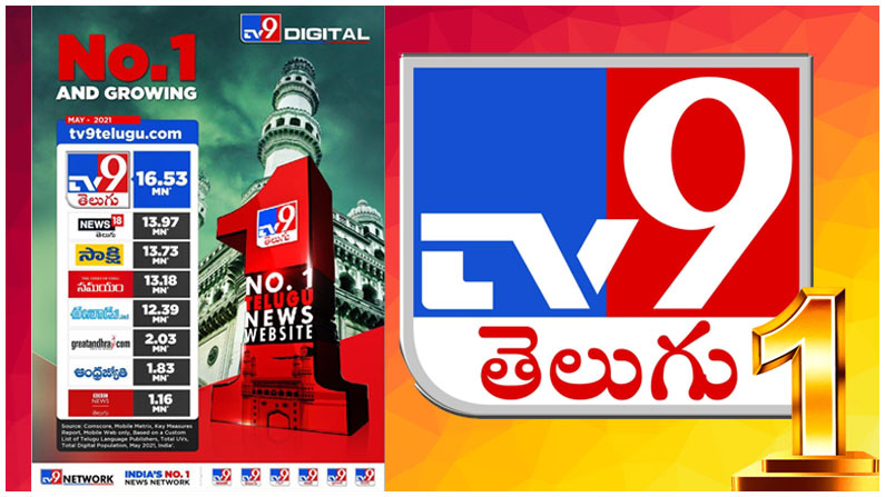 Tv9 Telugu No.1 Website: డిజిటల్ మీడియాలో సత్తా చాటిన టీవీ9 తెలుగు ...