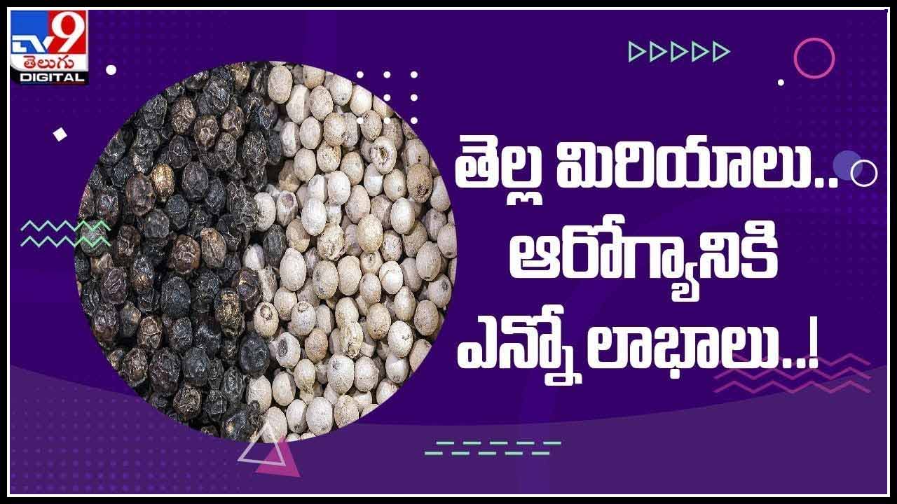 White Pepper video ఆరోగ్యానికి ఔషధంలా తెల్ల మిరియాలు..! నల్ల వాటికంటే