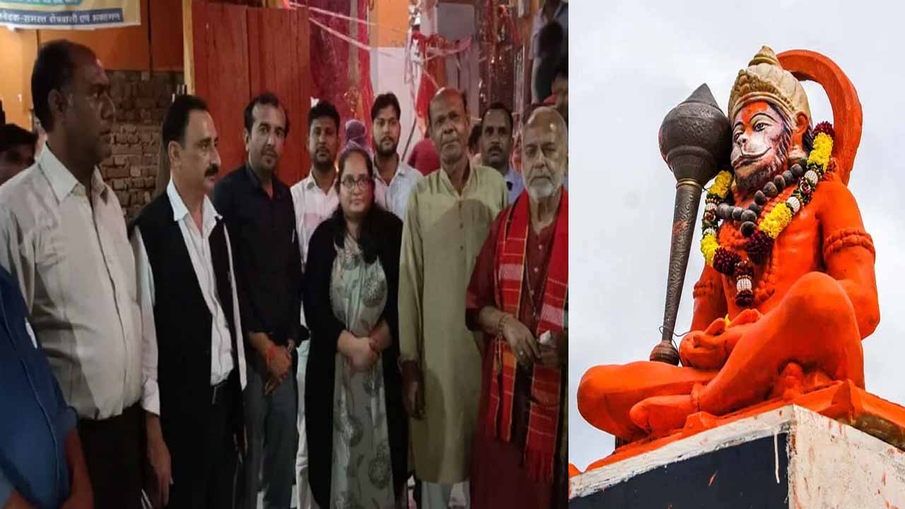 Hanuman Temple Muslim man who showed religious harmony.. Donation of