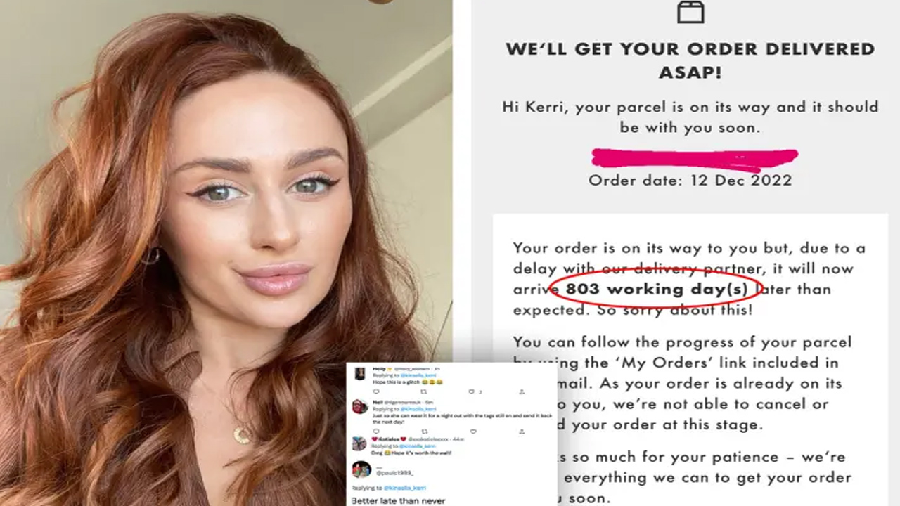ASOS Delivery ఆన్‌లైన్‌లో షూస్ ఆర్డర్ చేసిన యువతి.. 800 రోజుల తర్వాత